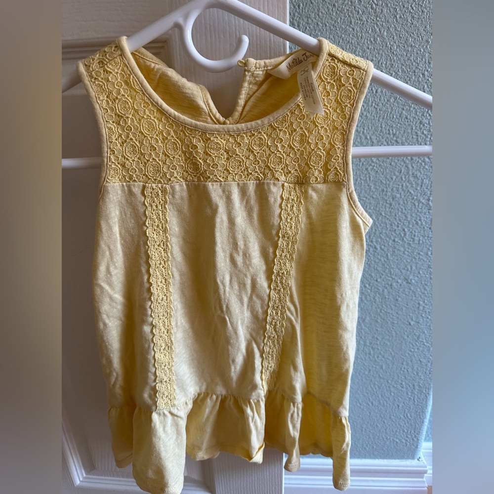 Matilda Jane girls yellow top